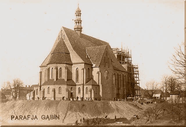 Przedwojenny kościół katolicki w Gąbinie