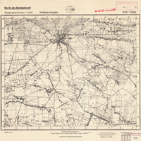 topograficzna mapa gabina z 1940 roku 200x200