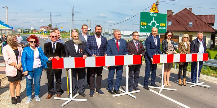 Uroczyste otwarcie drogi powiatowej 6907W Gąbin – Nowy Kamień - Janówek