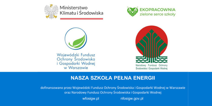 EKOPRACOWNIA w Dobrzykowie, realizacja zadania: Nasza szkoła pełna energii