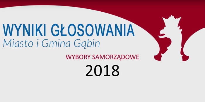Oficjalne wyniki wyborów samorządowych w Mieście i Gminie Gąbin