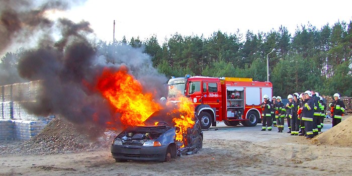 Szkolenia dla strażaków z lokalnych jednostek OSP 