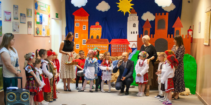 Rozstrzygnięcie konkursu „Smok Wawelski” oraz widowisko przygotowane przez przedszkolaków z Gąbina