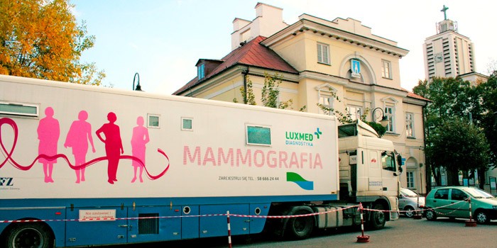 Kolejne badania mammograficzne w Gąbinie