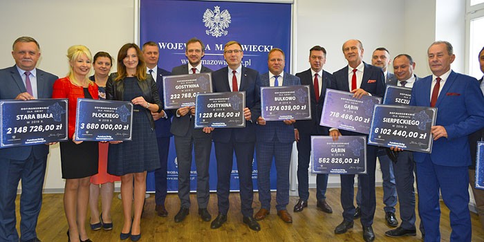 Prawie 1,3 mln złotych dotacji na nowe drogi w Mieście i Gminie Gąbin